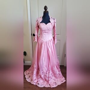 Luxurious Rose pink formal dress